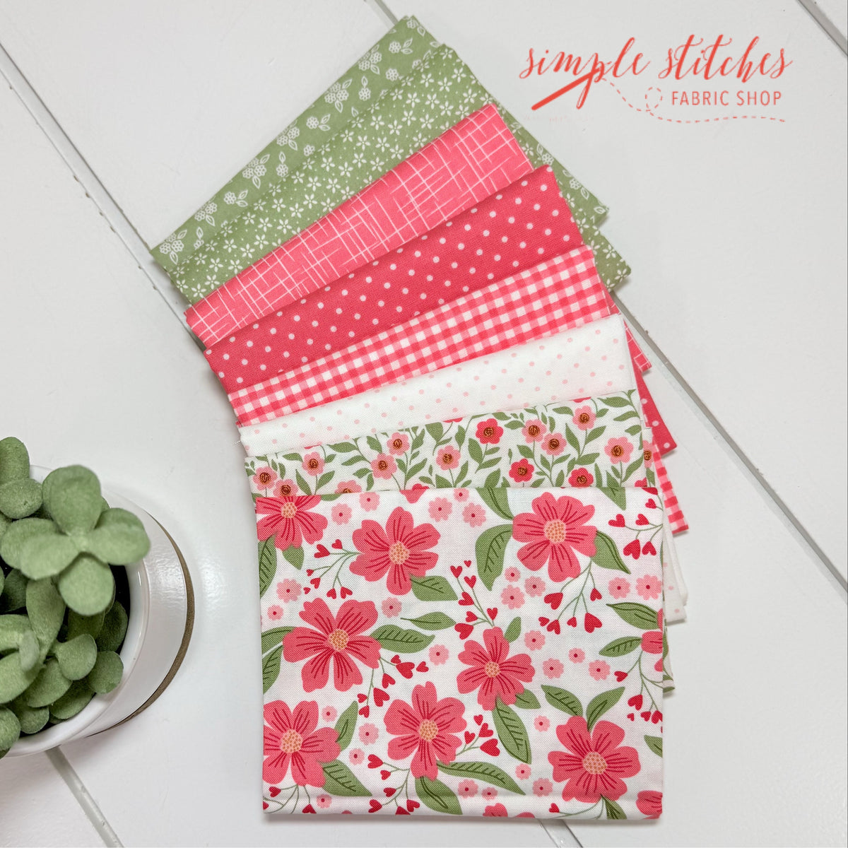 Sweetheart Garden Simple Bundle (8) Fat Quarter Bundle