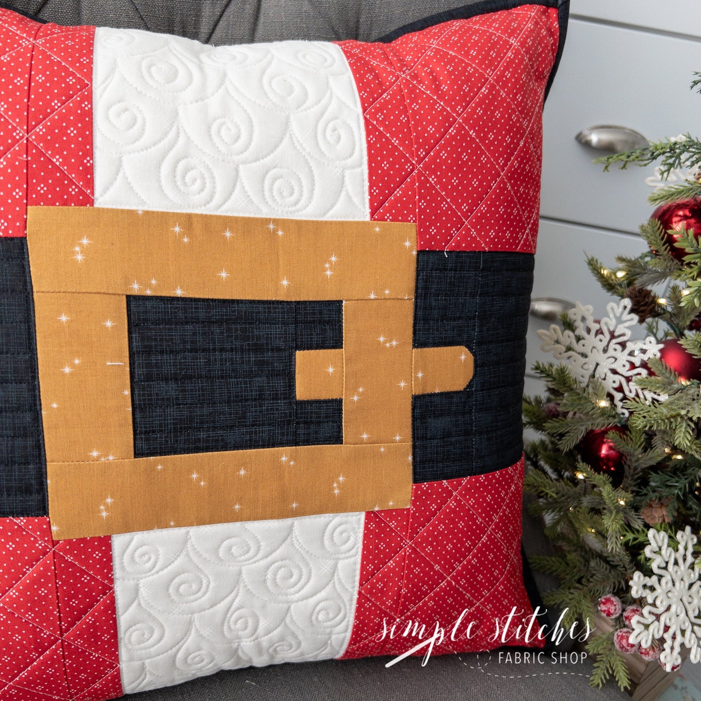 Santa's Big Day Pillow Kit