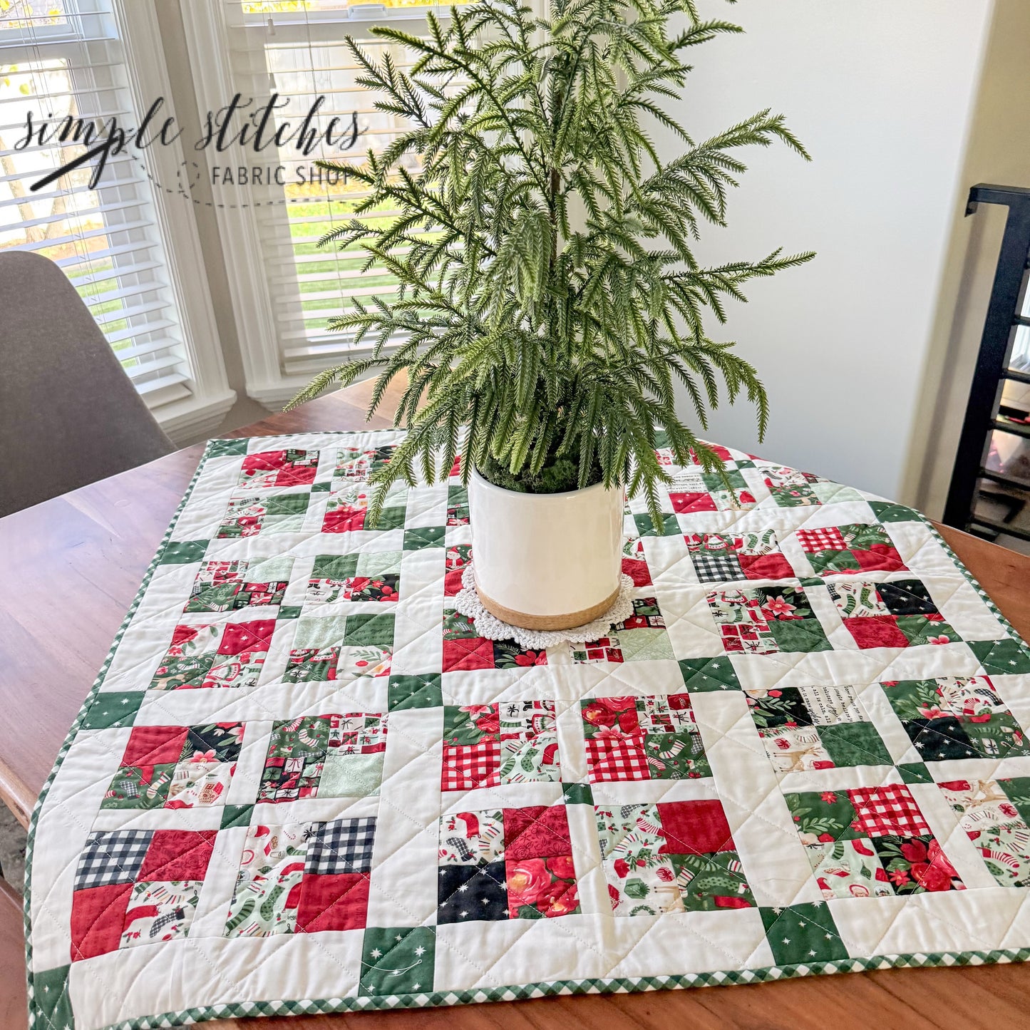 Farmhouse Four Square Topper - made by Meg