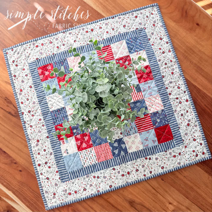 Independence Day Blue Seasonal Topper Kit