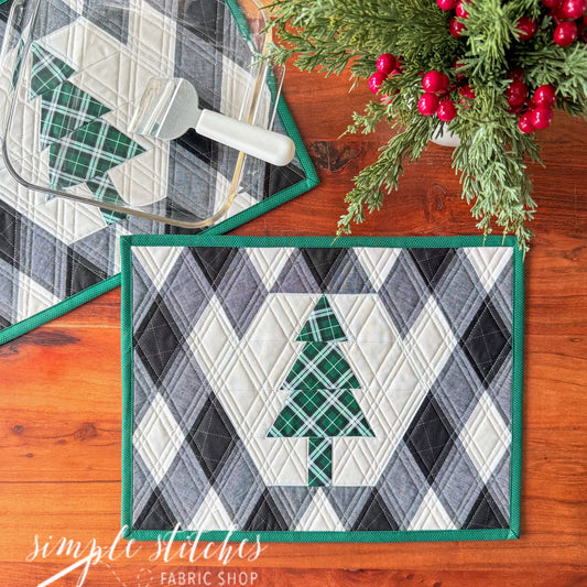 Buffalo Lodge Runner- Green Backing