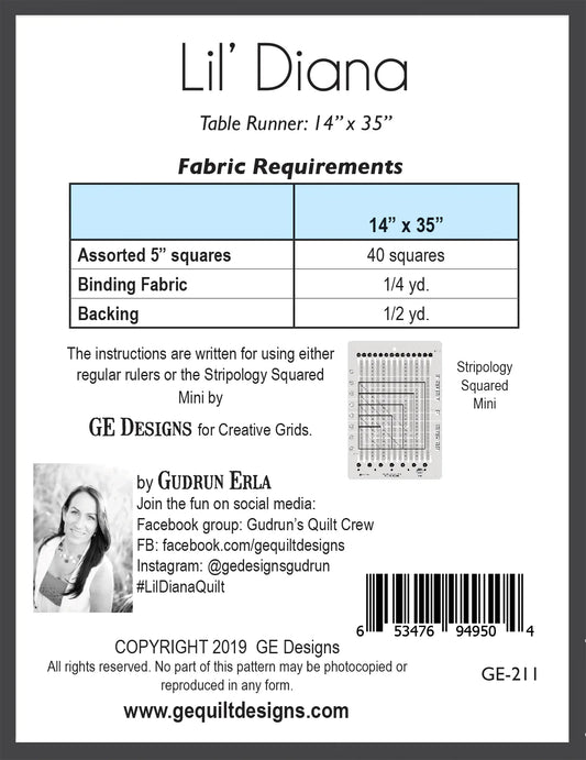 Lil' Diana Pattern by GE Designs