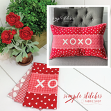 XOXO Pillow - made by Myra