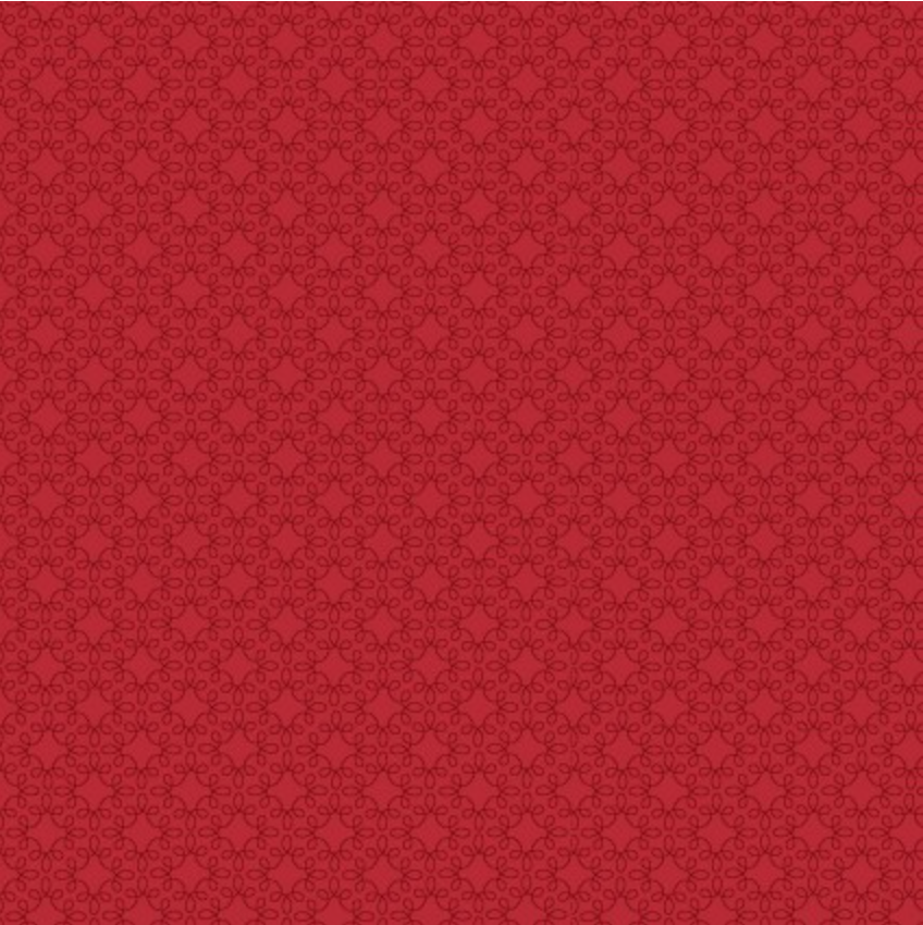 Modern Melody Basics Red Yardage for Henry Glass 1063 88- PRICE PER 1/2 YARD