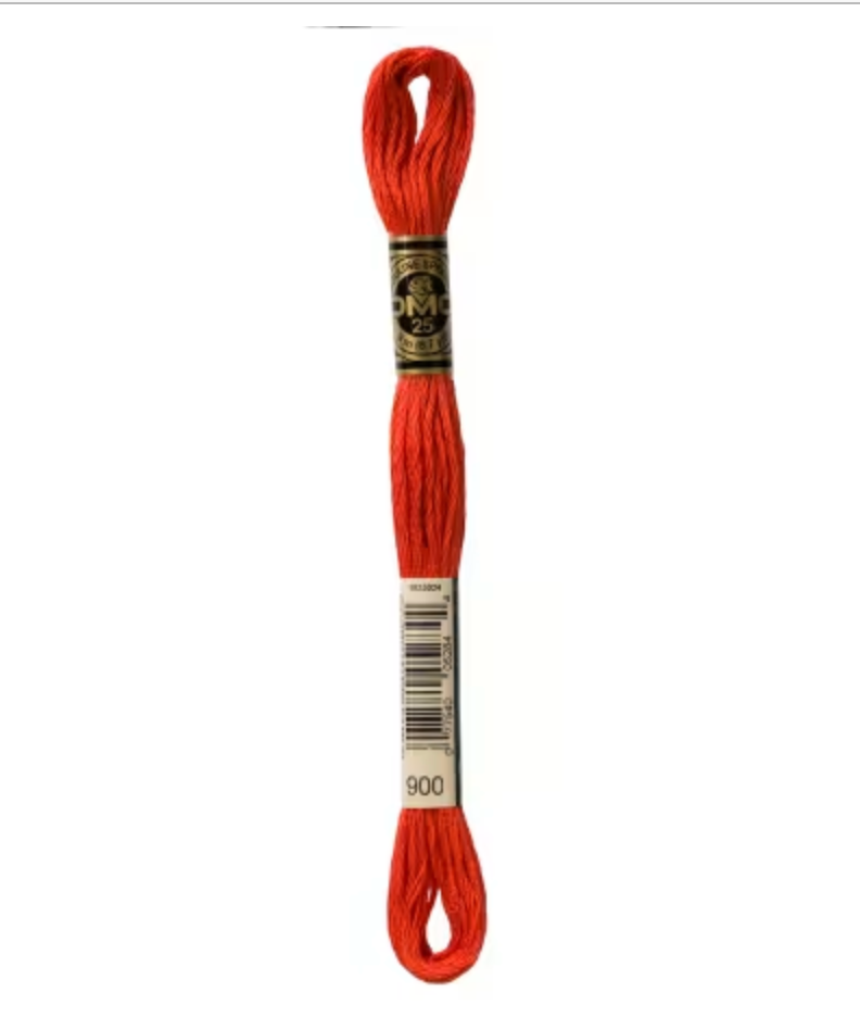 DMC Floss Dark Burnt Orange 900