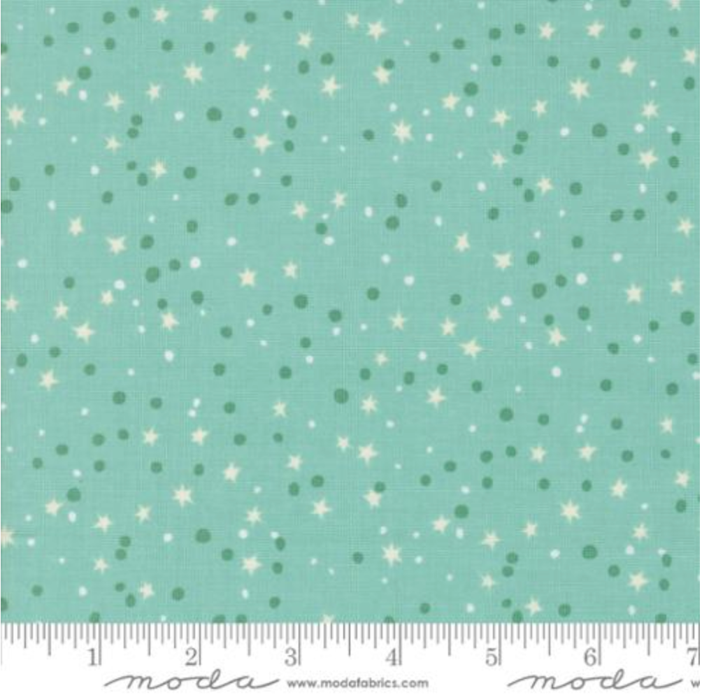 321 Blast Off Blue Nebula Yardage for Moda - 20955 17 - PRICE PER 1/2 YARD