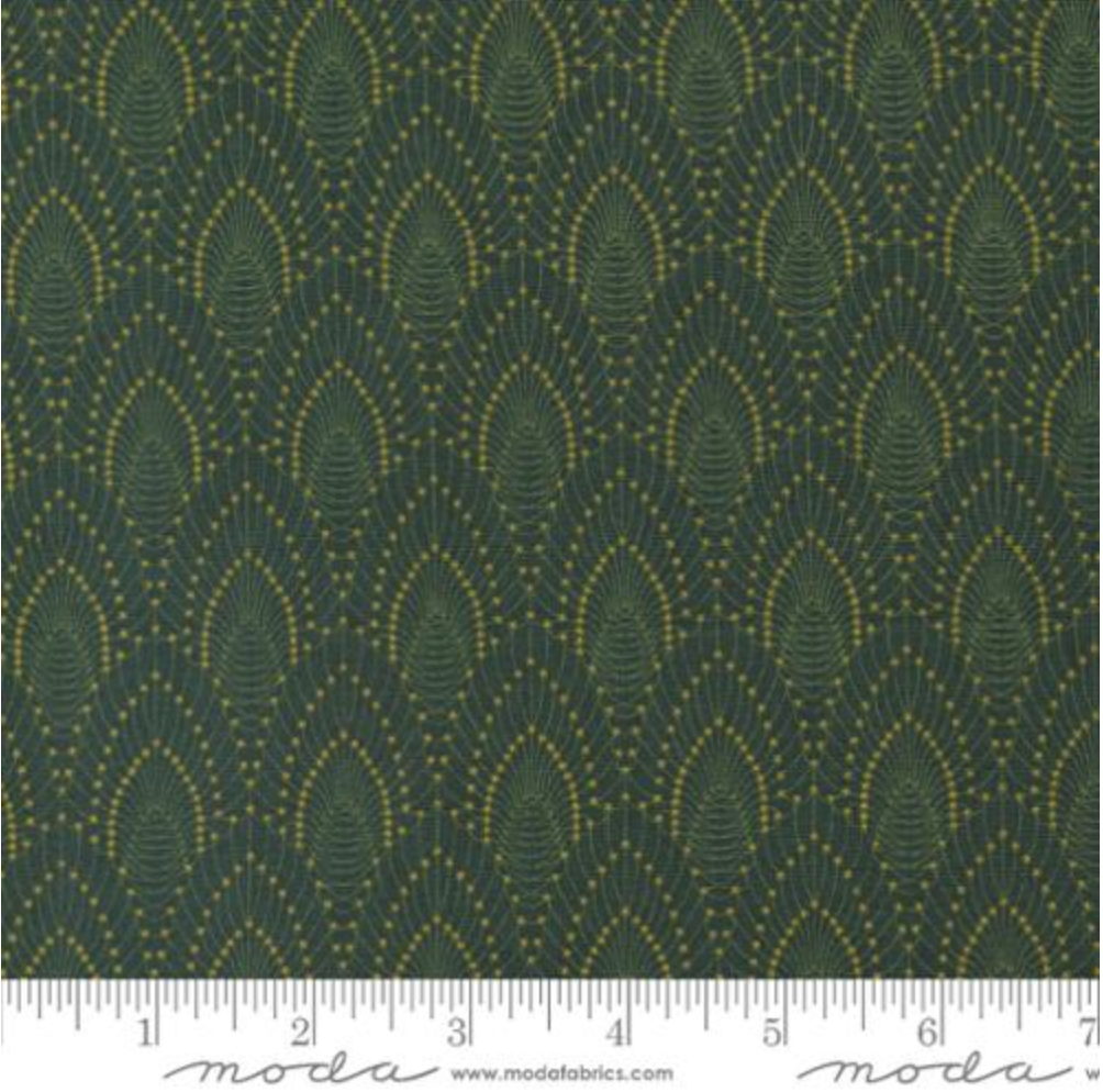 Pine Valley Silver Bells Blenders Fir Yardage for Moda - 30743 16 - PRICE PER 1/2 YARD