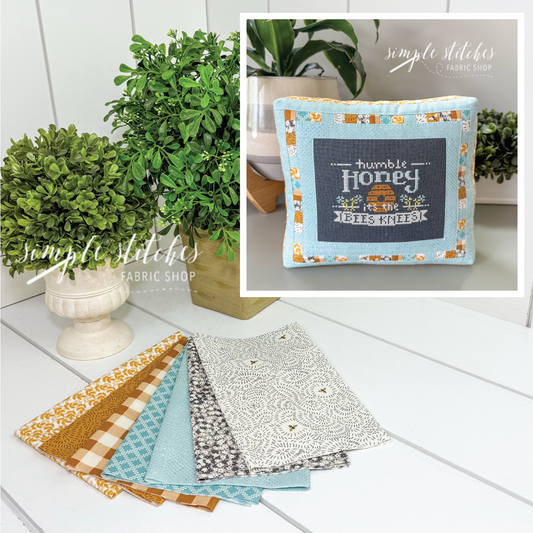Humble Honey Cross Stitch Mini Pillow Kit