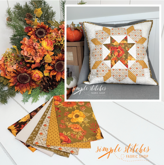 Swoon Sixteen Pillow Kit - Brown Backing