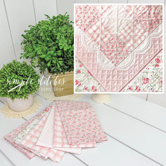 Scalloped Heirloom Topper/Quilt Kit