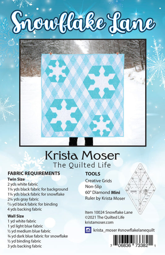 Snowflake Lane Paper Pattern by Krista Moser