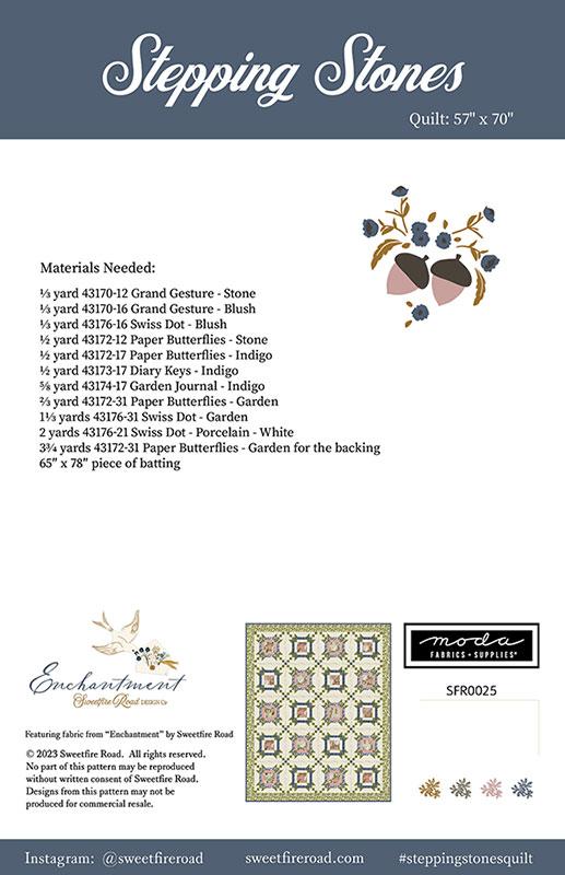 Stepping Stones Paper Pattern by Sweetfire Road