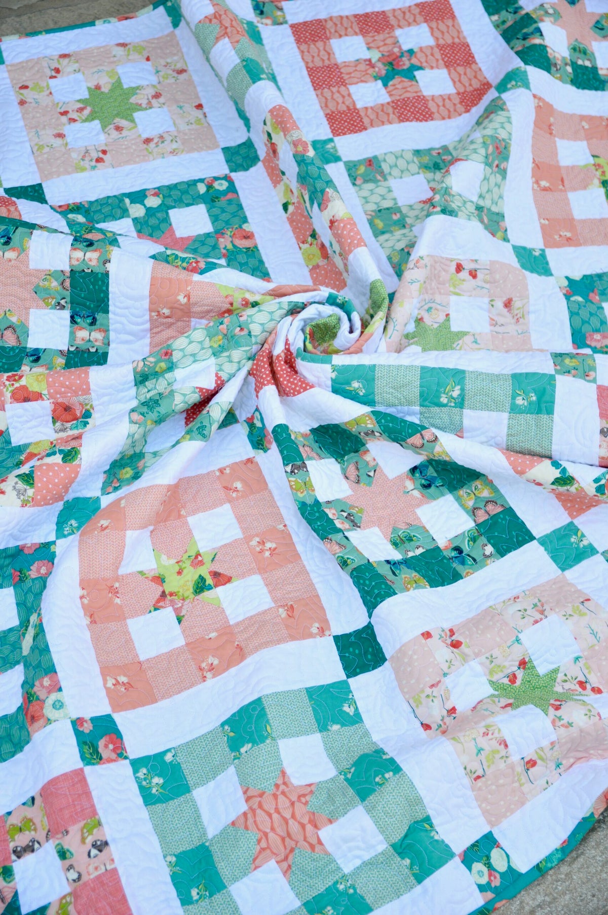 Gingham Picnic Paper Pattern by Jedi Craft Girl