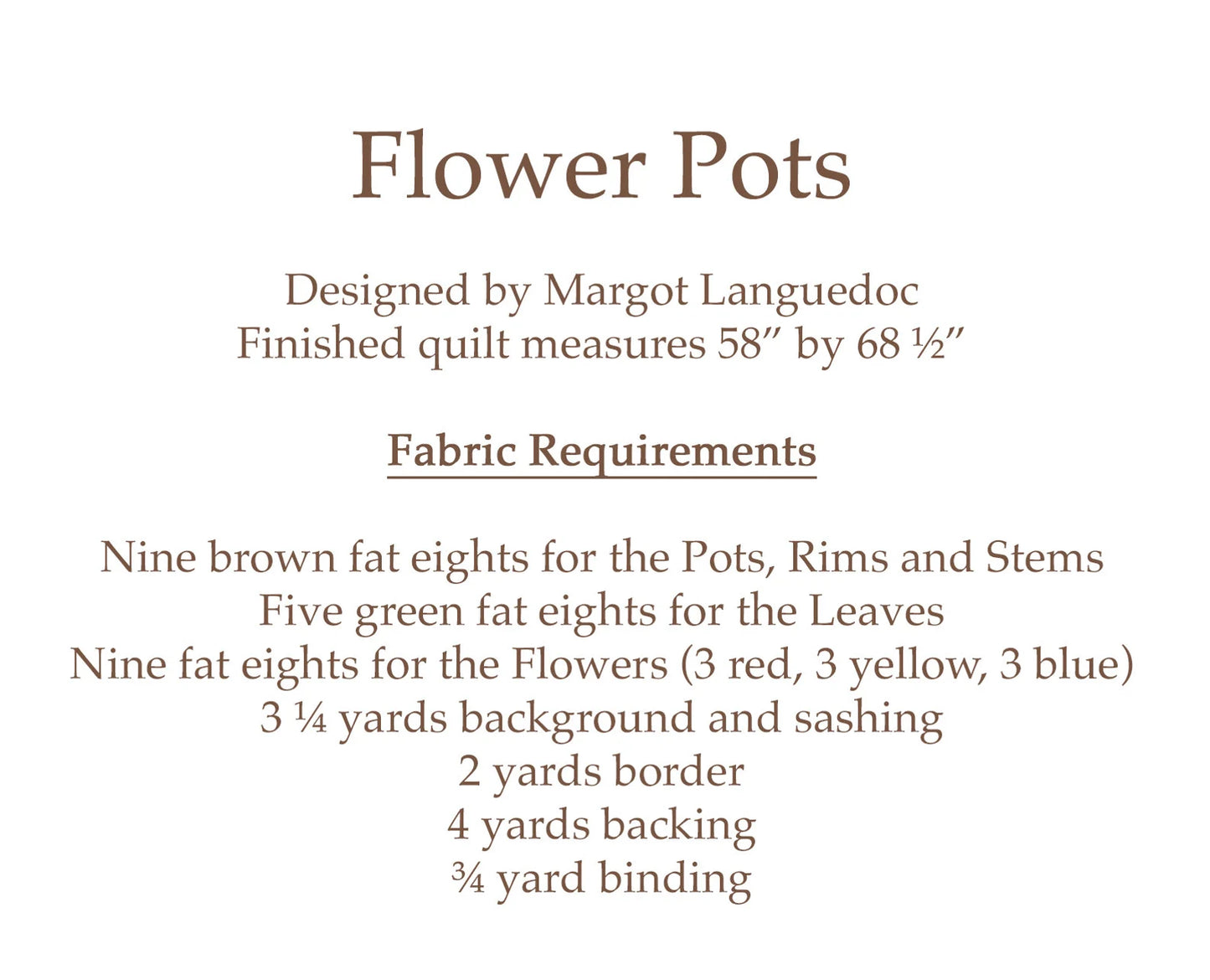 Flower Pot by The Pattern Basket