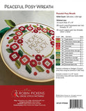 Peaceful Posy Wreath Cross Stitch Pattern by Robin Pickens - RPCSP PPW406