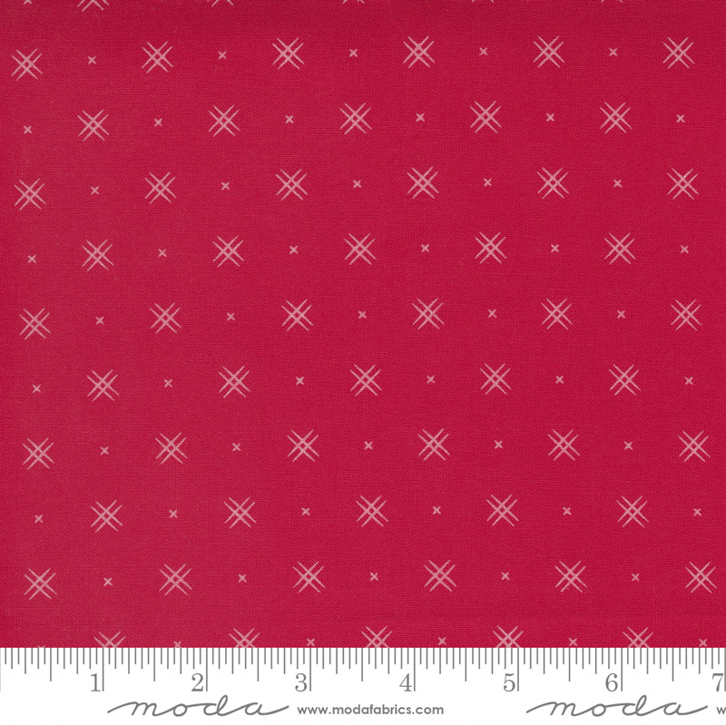 Beyond Bella On Point Blender Ruby Yardage by Moda 16740 382- PRICE PER 1/2 YARD