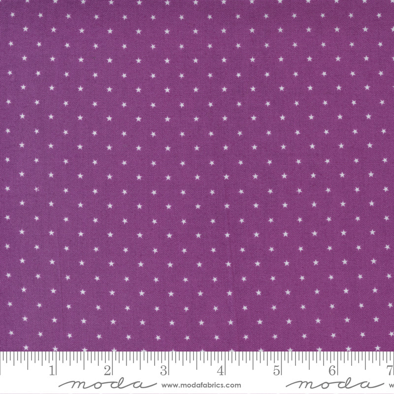 Twinkle Basic Dot Star Plum Yardage for Moda - 24106 45 - PRICE PER 1/2 YARD