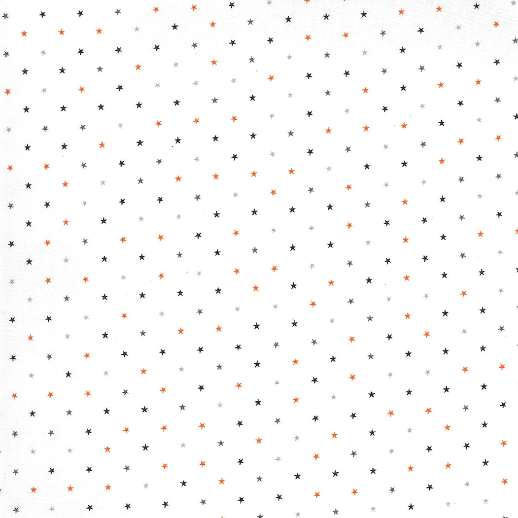 Twinkle Tiny Stars Halloween Ghost Yardage for Moda - 24106 11 - PRICE PER 1/2 YARD