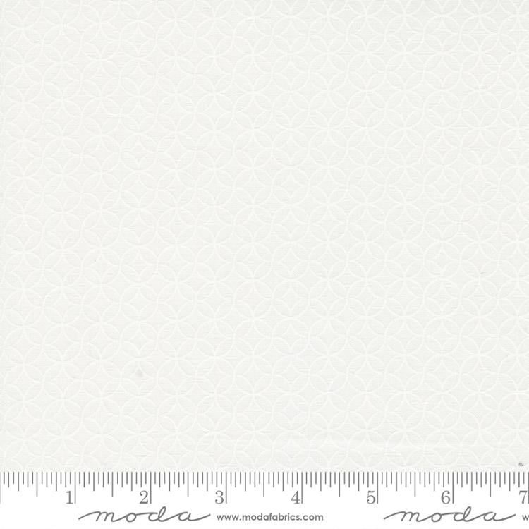 Coriander Seeds Peels Geometrics White Yardage for Moda -29144 11 - PRICE PER 1/2 YARD