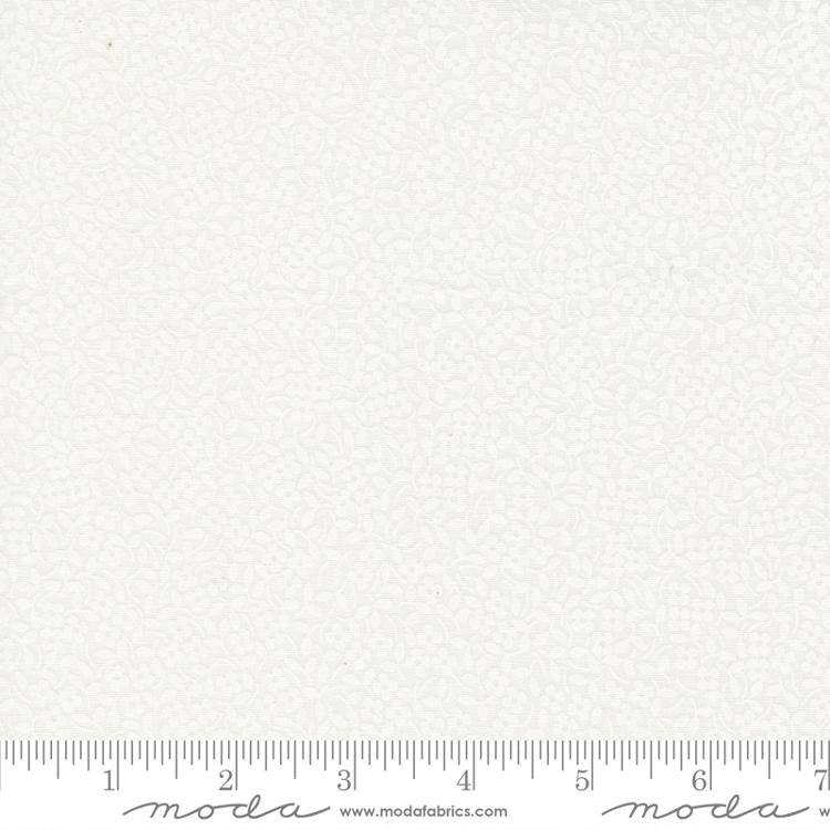 Coriander Seeds Small Floral White Yardage for Moda -29148 11 - PRICE PER 1/2 YARD