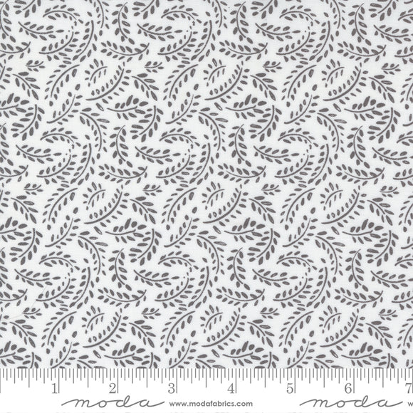 Timber Meadow White Mud Yardage by Sweetwater for Moda - 55554 12 - PRICE PER 1/2 YARD