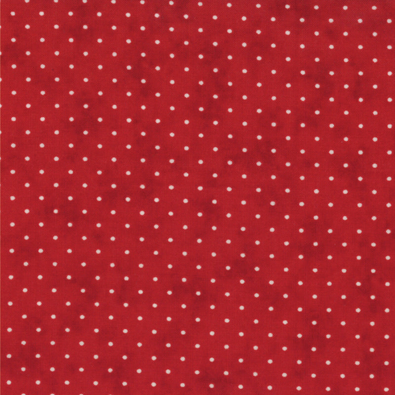 Essential Dots Country Red Yardage by Moda 8654-101 - PRICE PER 1/2 YARD