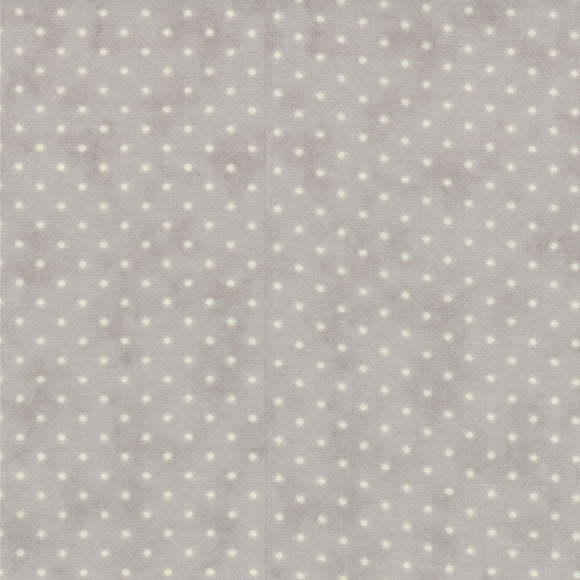 Essential Dots Gray Yardage by Moda 8654-113- PRICE PER 1/2 YARD