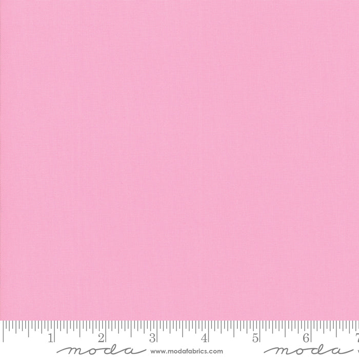 Bella Solids Amelia Pink Yardage by Moda 9900-166 - PRICE PER 1/2 YARD