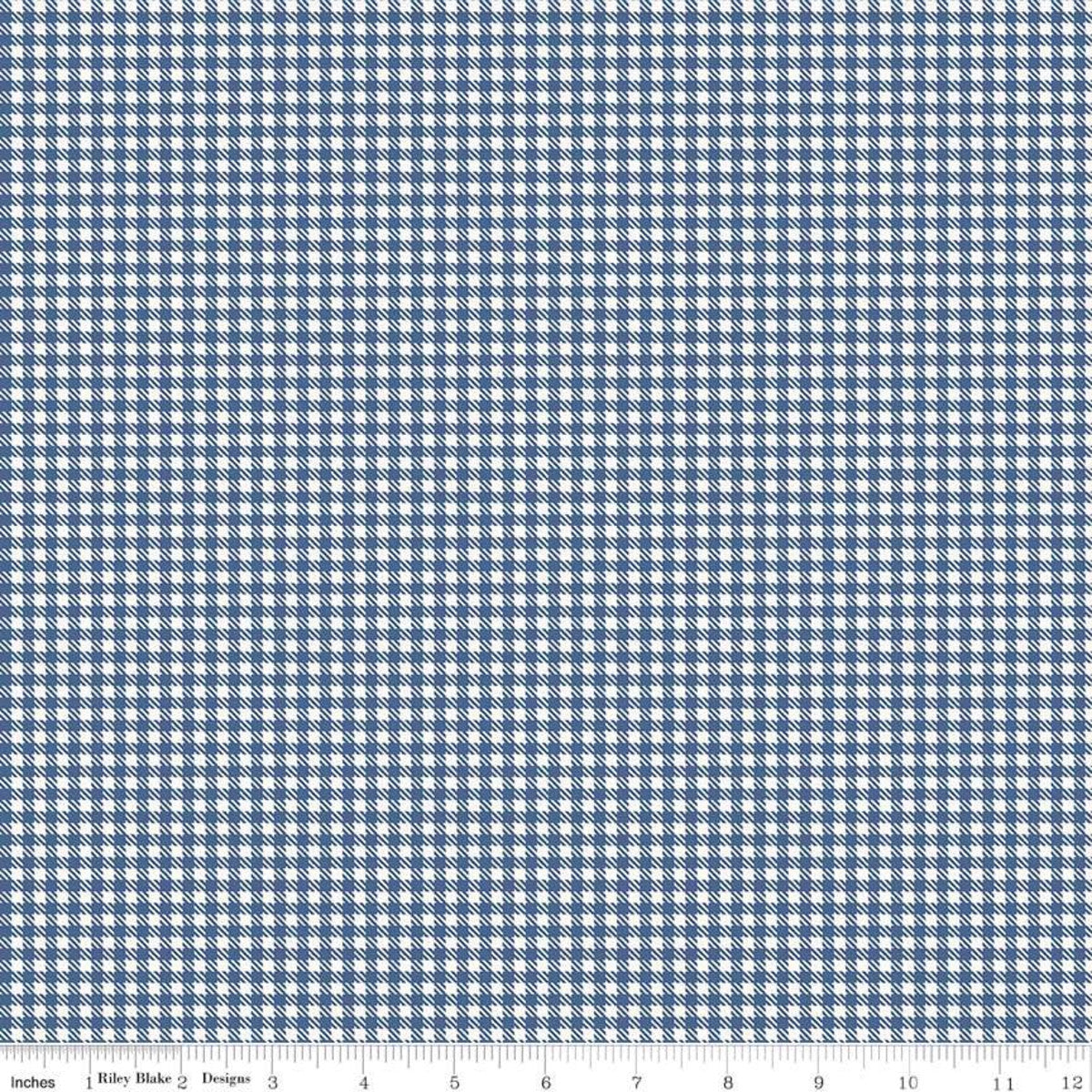Farm Girl Vintage Gingham Denim Yardage by Lori Holt for RBD-C7883 - PRICE PER 1/2 YARD