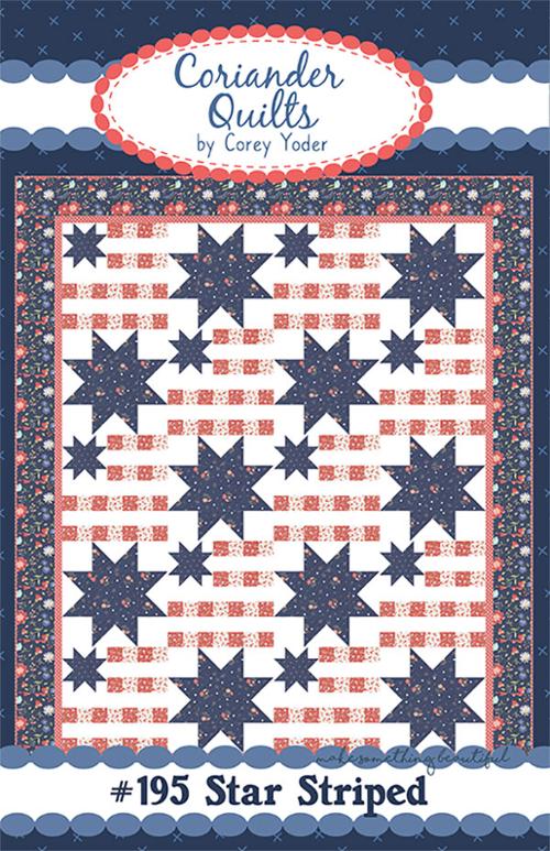 Star Striped Quilt Pattern by Corey Yoder No