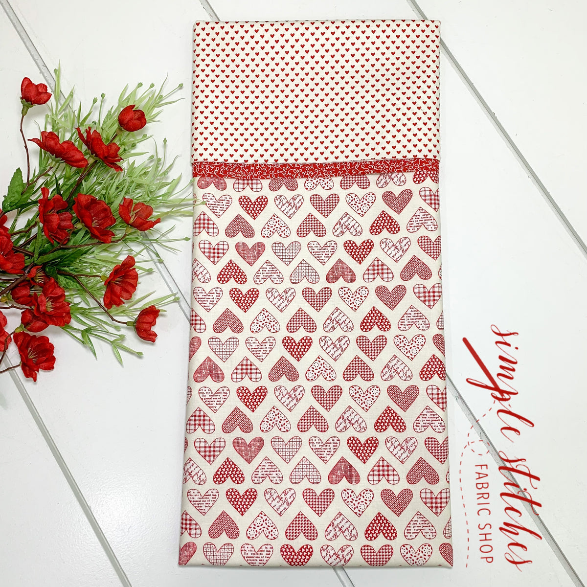 French Seam Pillowcase Pattern FREE DOWNLOAD Simple Stitches Fabric