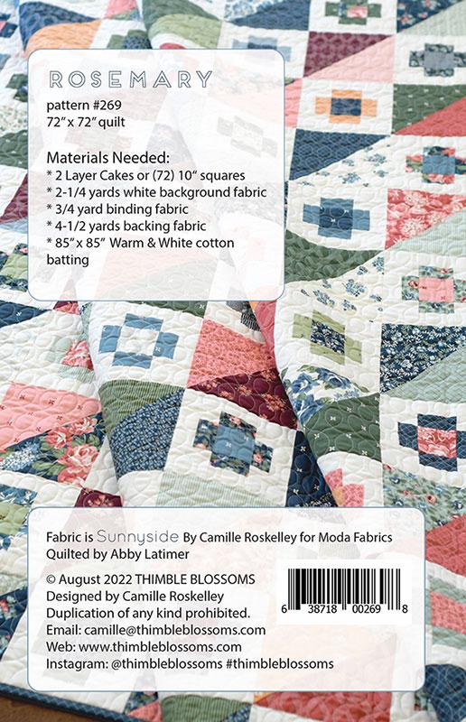 Rosemary Pattern by Camille Roskelley