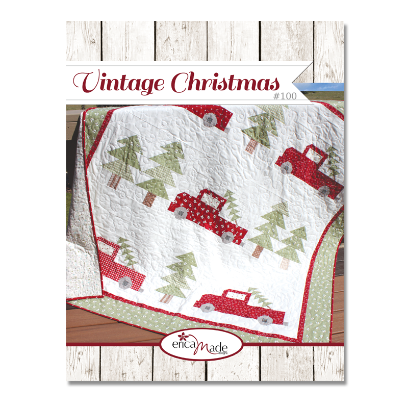 Vintage Christmas Pattern by Erica Made Designs, LLC