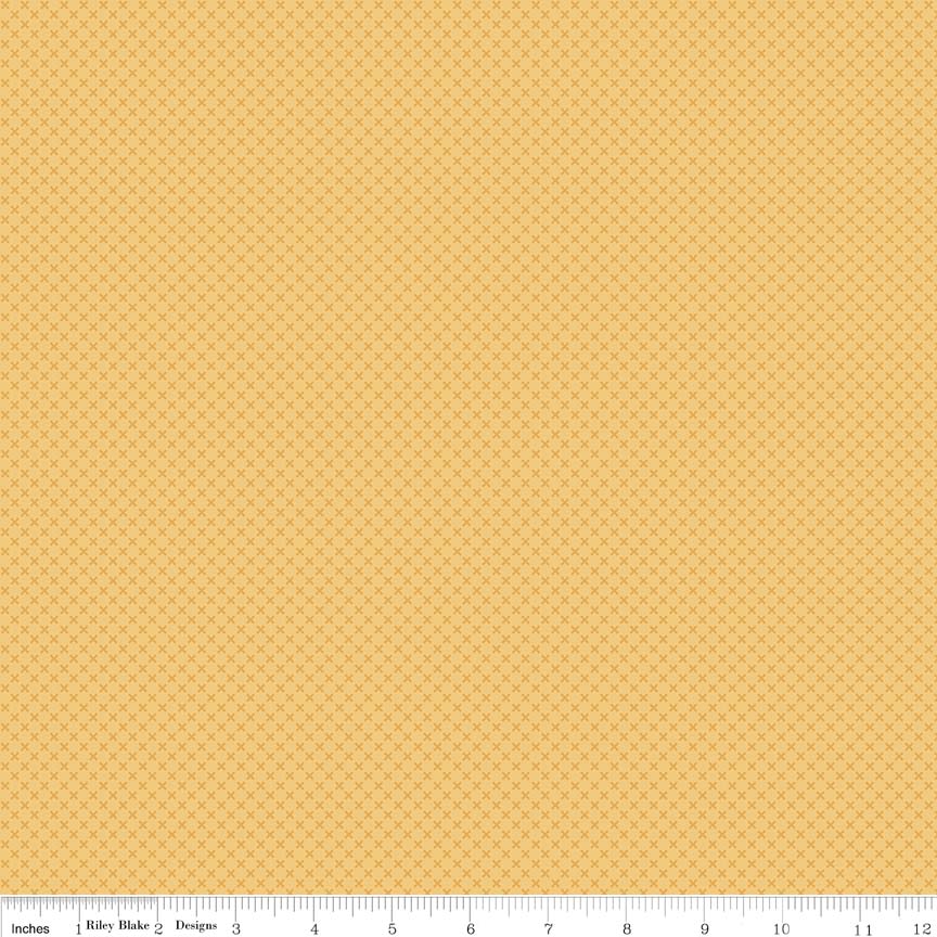 Kisses Tone on Tone Honey Yardage for RBD-C210 - PRICE PER 1/2 YARD