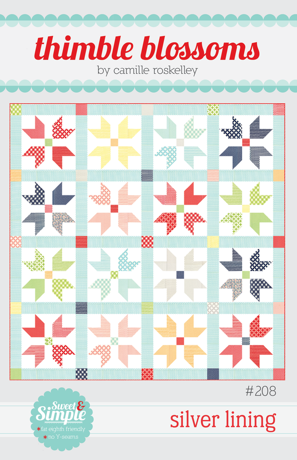 Silver Lining Quilt Pattern by Thimble Blossoms