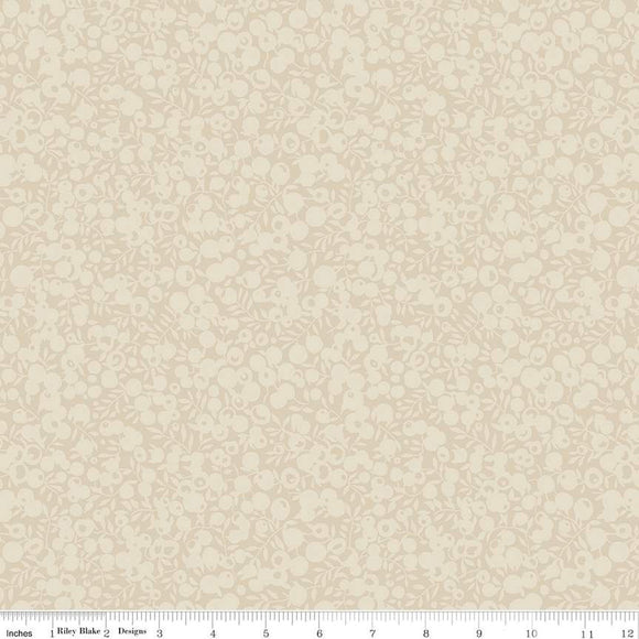 Liberty Wiltshire Shadow Biscuit Yardage for RBD- 01666505A - PRICE PER 1/2 YARD