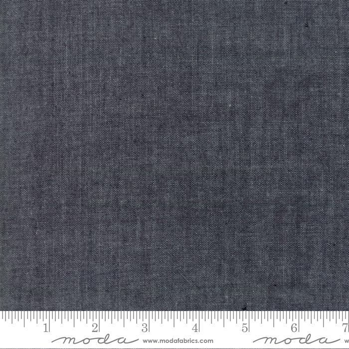 Moda Chambray Black Ydg for Moda - 12051 11 - PRICE PER 1/2 YARD