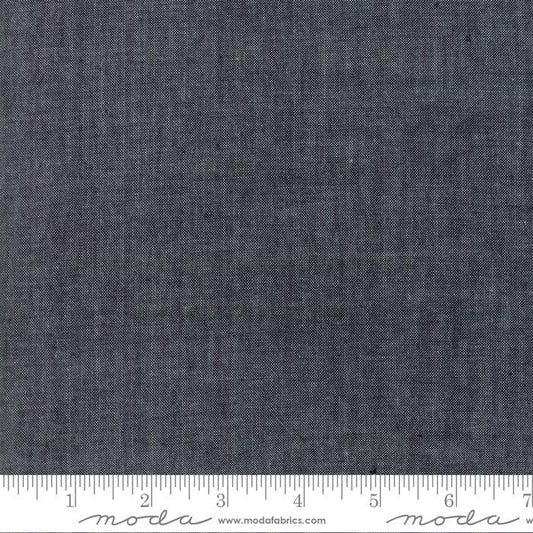 Moda Chambray Black Ydg for Moda - 12051 11 - PRICE PER 1/2 YARD