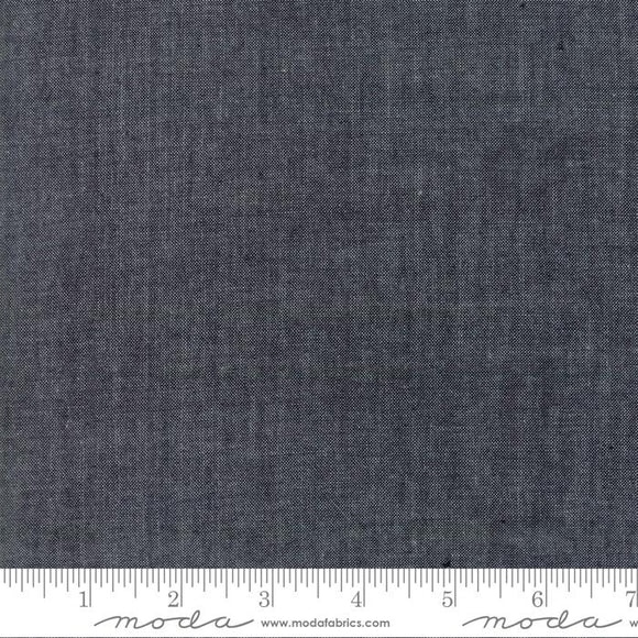 Moda Chambray Black Ydg for Moda - 12051 11 - PRICE PER 1/2 YARD