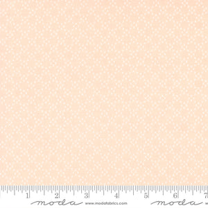 Ellie Cross Stitch Blenders Coral Yardage for Moda - 18764 19 - PRICE PER 1/2 YARD