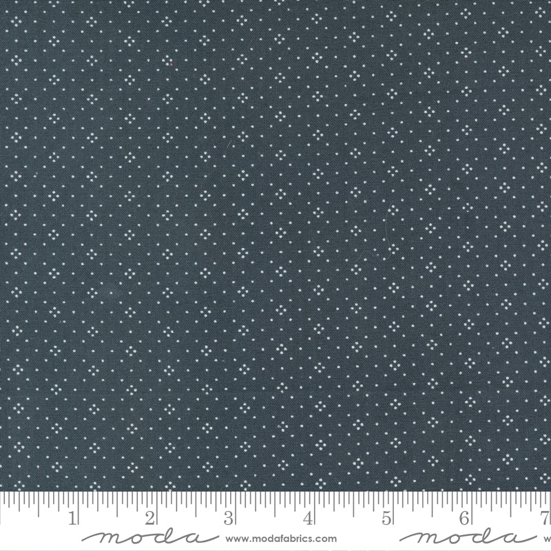 Eyelet Charcoal Yardage by Fig Tree Co for Moda - 20488 65 - PRICE PER 1/2 YARD