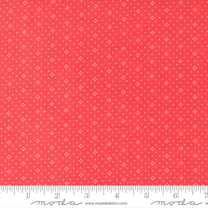 Eyelet Strawberry Yardage by Stacy Lest Hsu for Moda - 20488 67 - PRICE PER 1/2 YARD