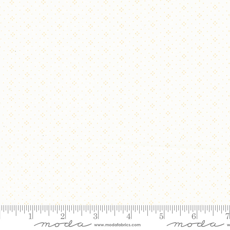 Eyelet Ivory Latte Yardage by Fig Tree Co for Moda - 20488 84 - PRICE PER 1/2 YARD
