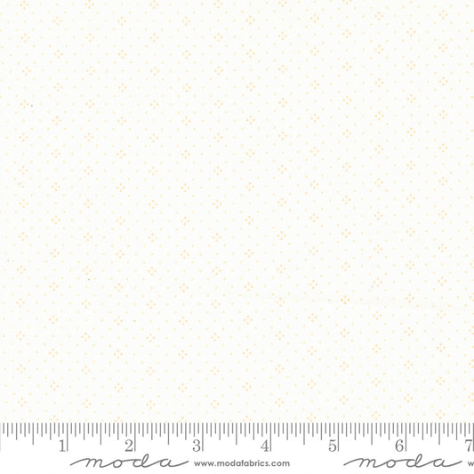 Eyelet Ivory Latte Yardage by Fig Tree Co for Moda - 20488 84 - PRICE PER 1/2 YARD