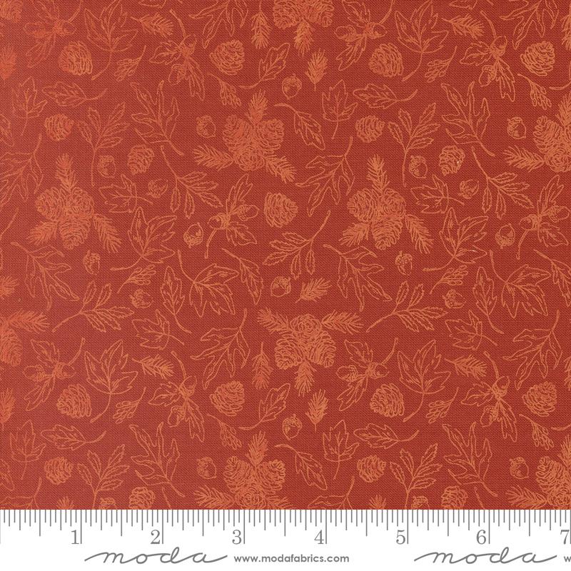 The Great Outdoors Forest Foilage Fire Yardage for Moda - 20883 15 - PRICE PER 1/2 YARD