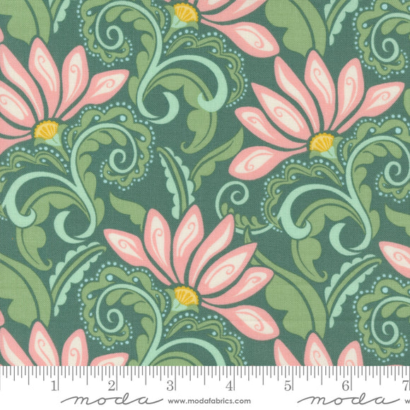 Tango Valencia Basil Ydg for Moda - 27331 21 - PRICE PER 1/2 YARD