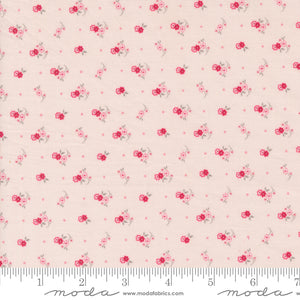 My Summer House Meadowsweet Flowers Blush Yardage for Moda 3045 14 - PRICE PER 1/2 YARD