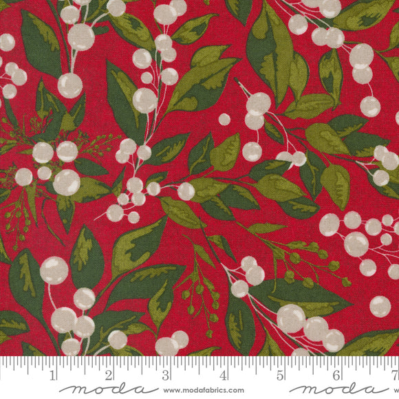 Pine Valley Greensleeves Florals Berry Yardage for Moda - 30740 12  - PRICE PER 1/2 YARD