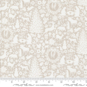 Pine Valley O Holy Night Damask Fog Yardage for Moda - 30742 18  - PRICE PER 1/2 YARD