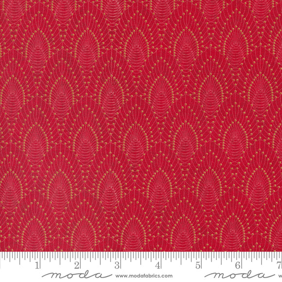 Pine Valley Silver Bells Blenders Berry Yardage for Moda - 30743 13  - PRICE PER 1/2 YARD